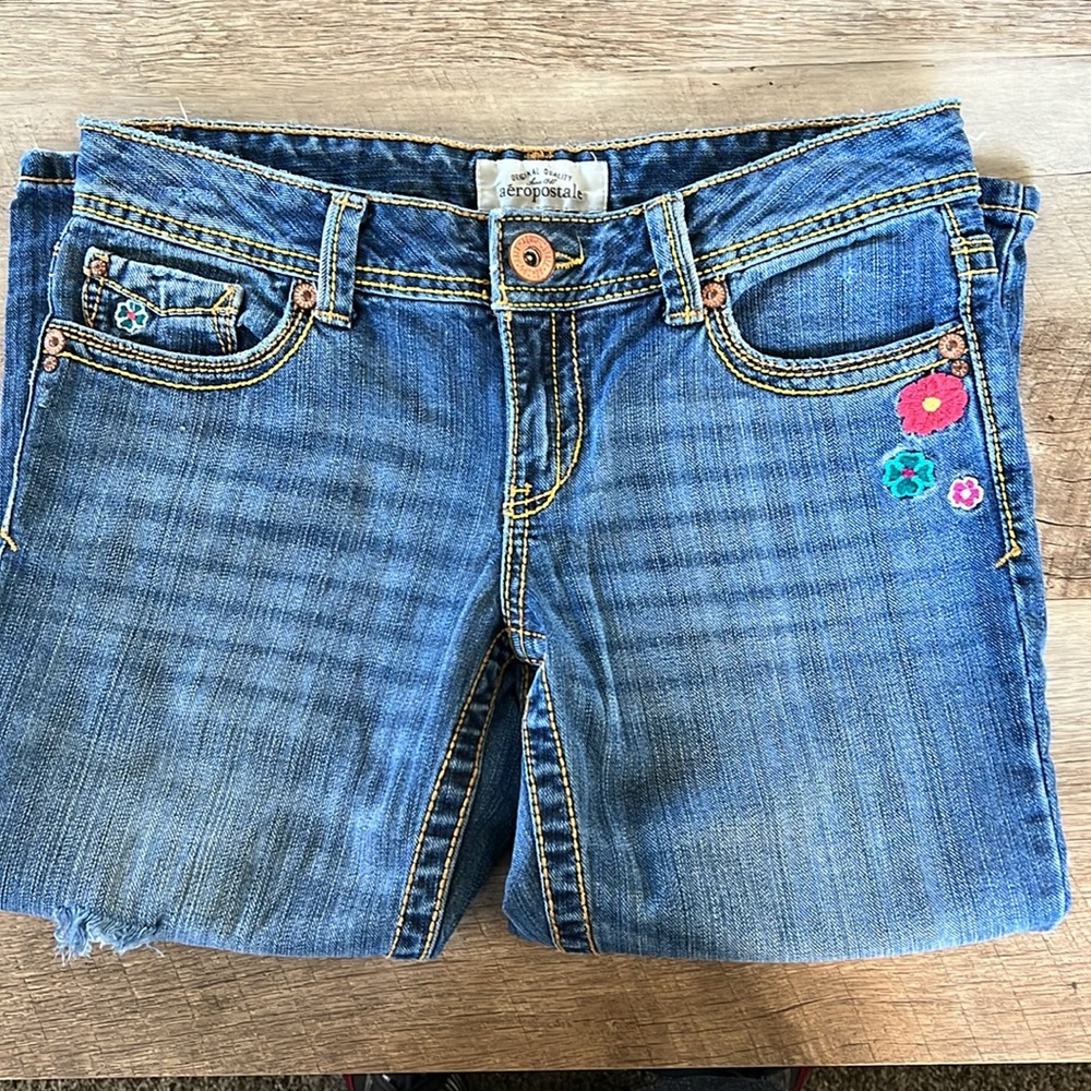 Aeropostale Cropped Jean size 5/6 - Picture 4 of 15